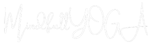 MindfullYoga logo in pink cursive font on a transparent background
