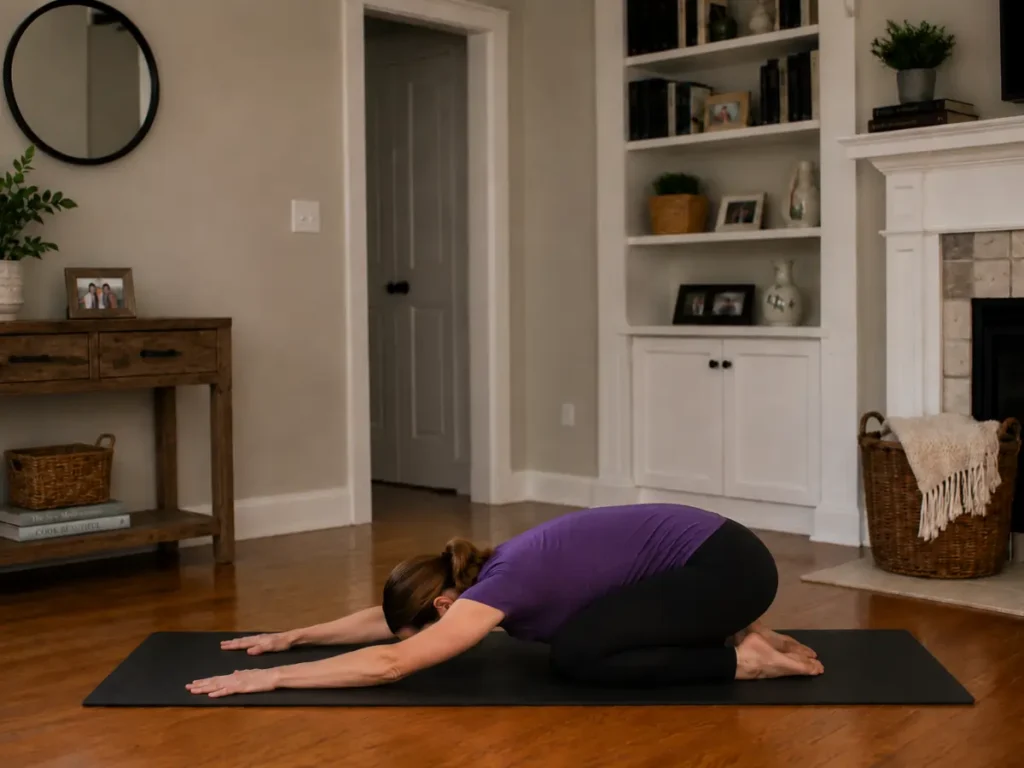  12 basic yoga poses for beginners childs pose balasana modification