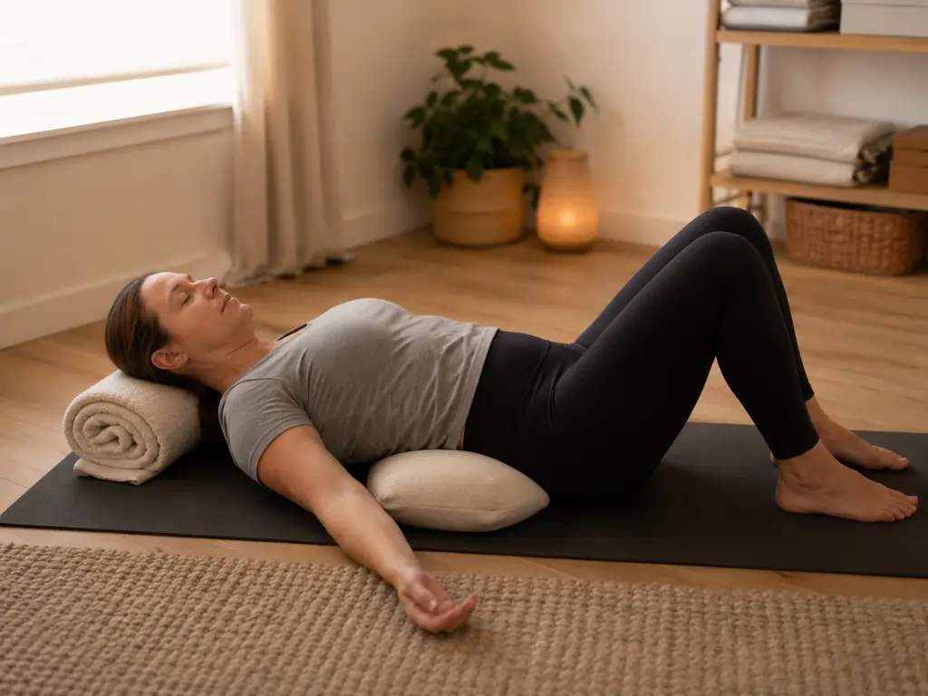 A tutorial on the Constructive Rest Position used in Somatic Pilates for Beginners.